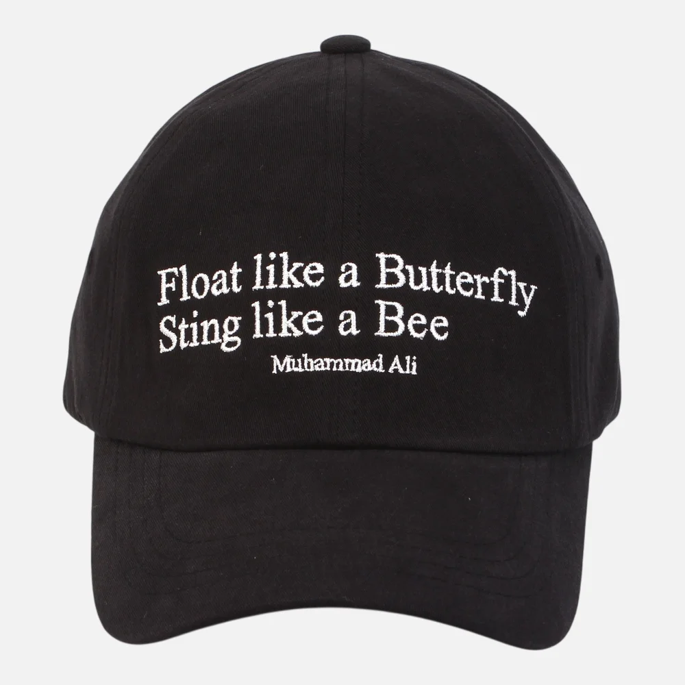 Ali Lettering Black Ballcap 水洗棒球帽