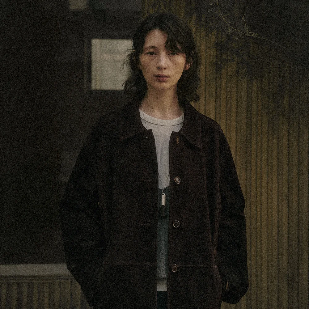 LOVELL PIGSKIN SUEDE JACKET_BROWN
