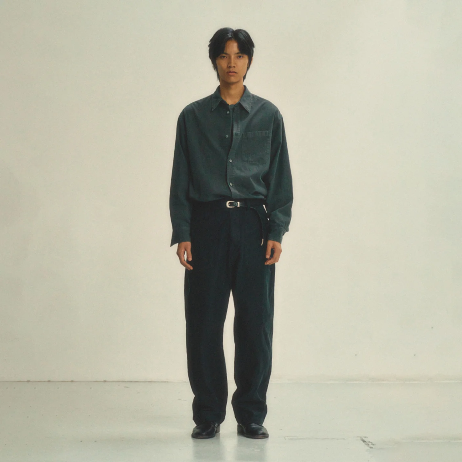 Back Satin M-35 Pants_Vintage Black