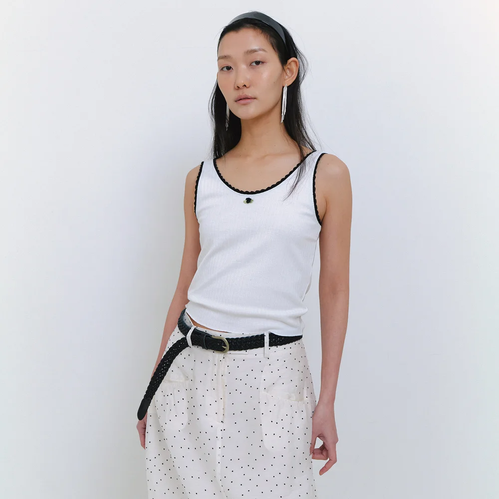 Mimi rose sleeveless White