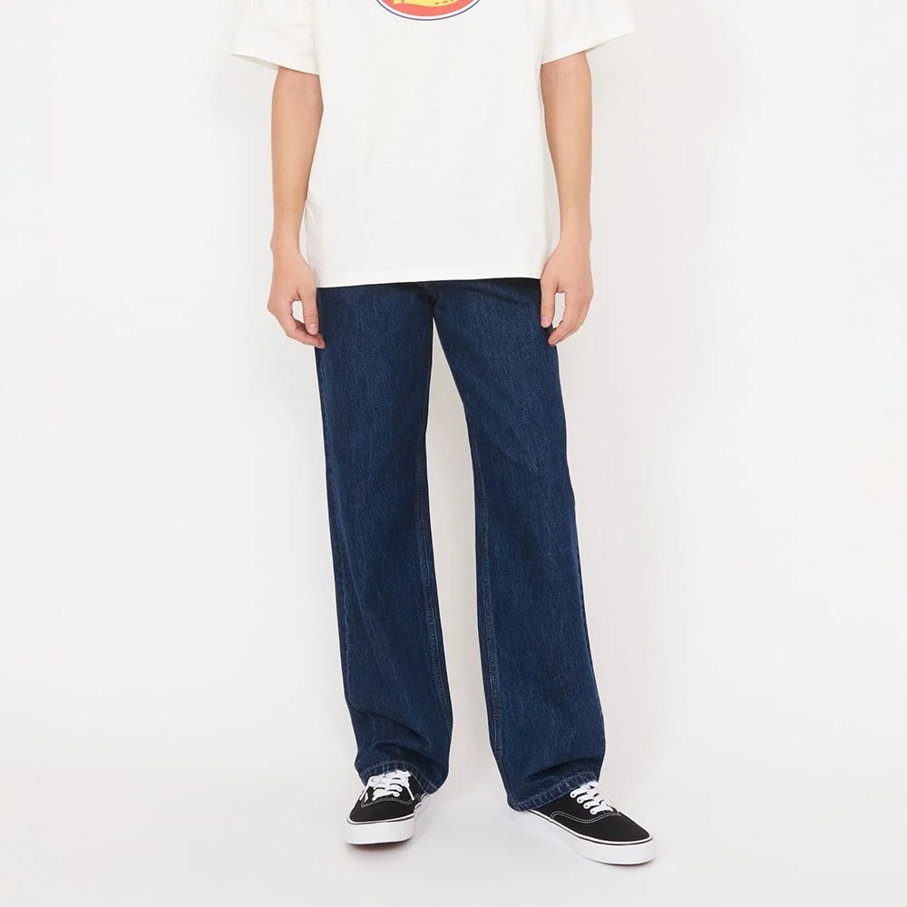 KAIHARA DENIM 5口袋 寬鬆 褲子 Dark Blue