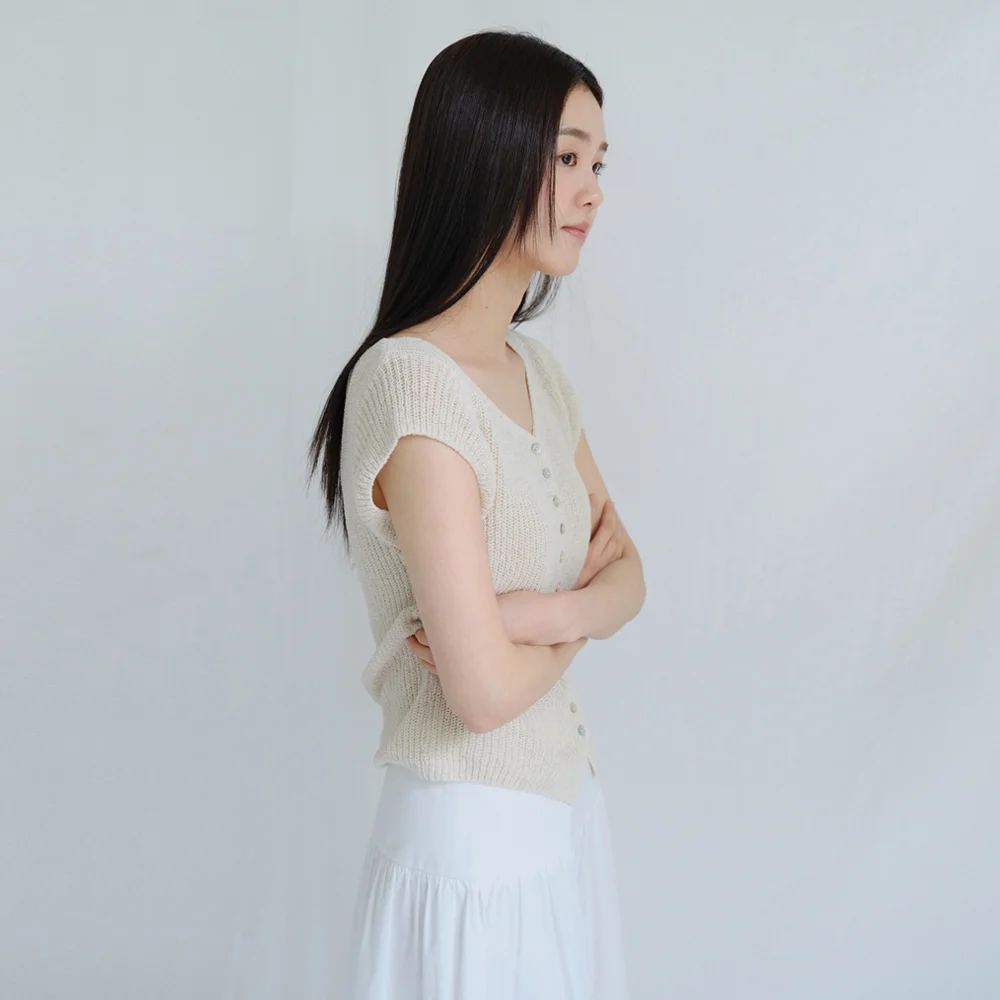 Mori Cardigan_Natural Beige