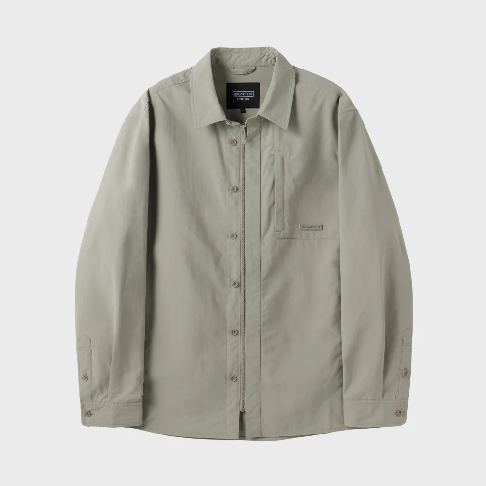CITY EXPLORE SHACKET - GREYISH KHAKI (P251MJK162)