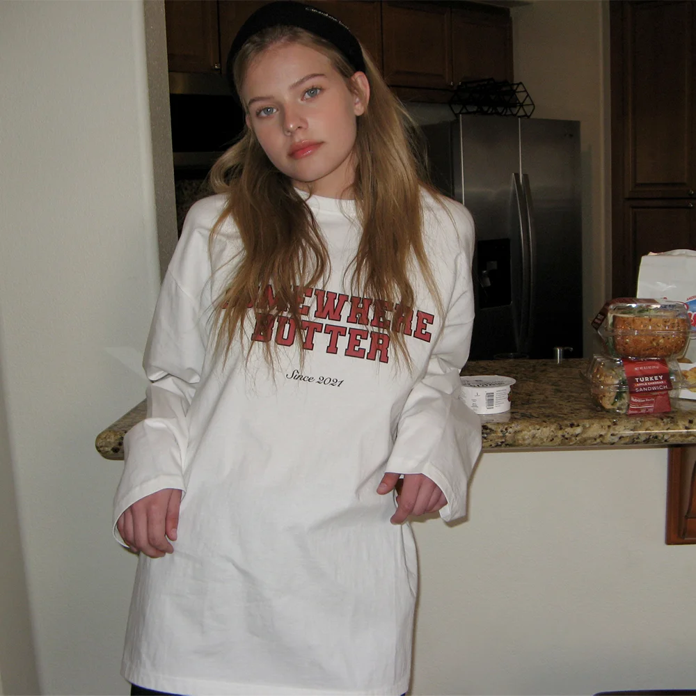 Campus Logo Long Top - Ivory