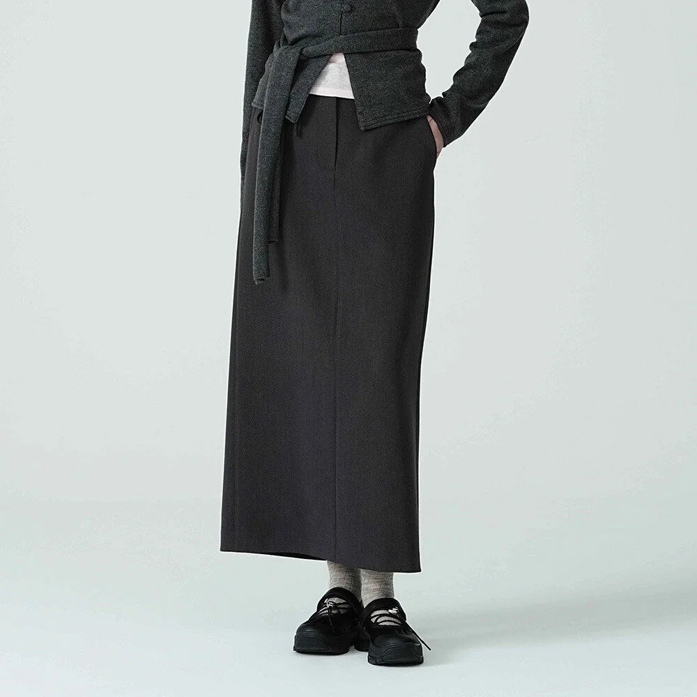 H線條 Maxi 半身裙 NEW5AS824_9E