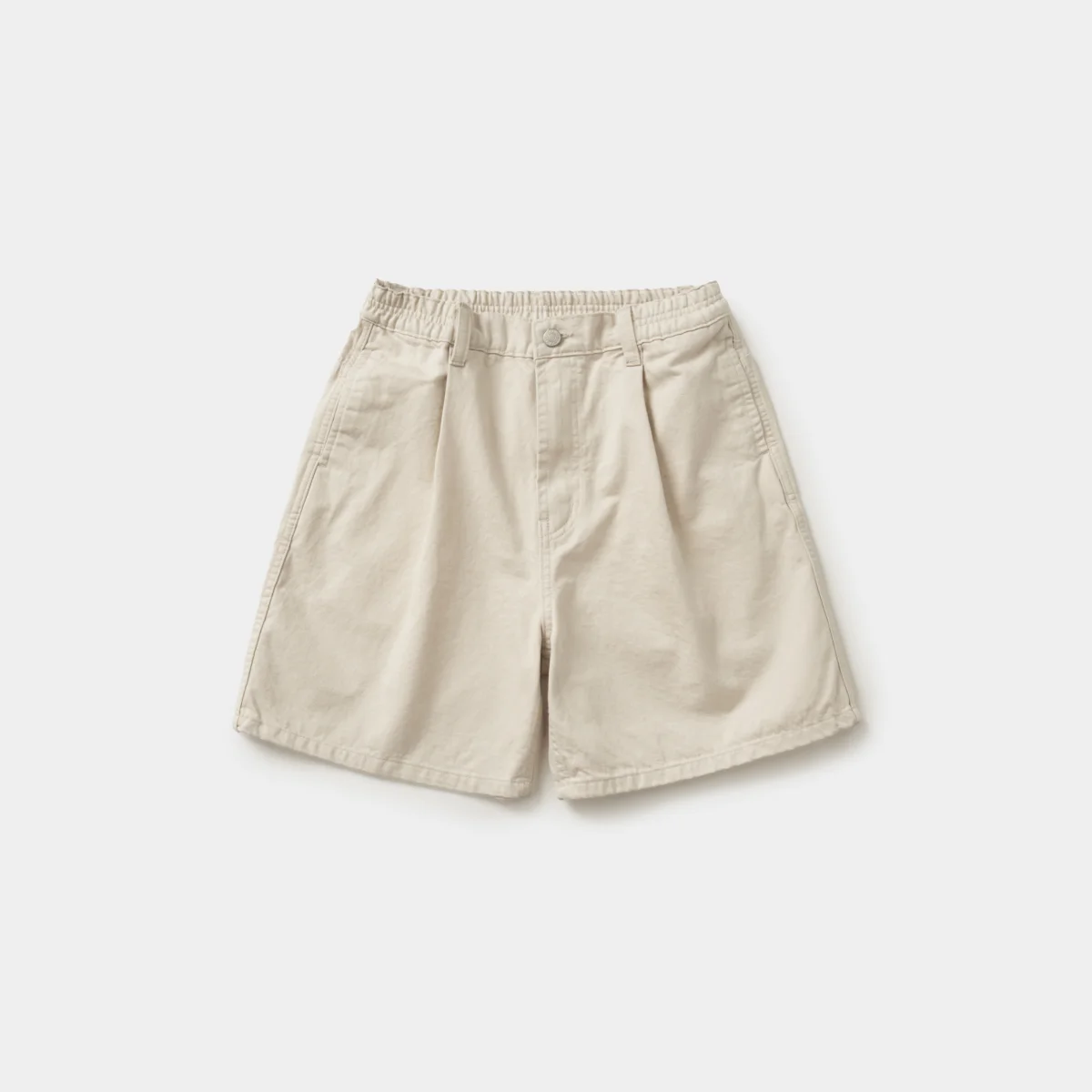 Sea&Sun Washed pin-tuck Shorts (Ecru)