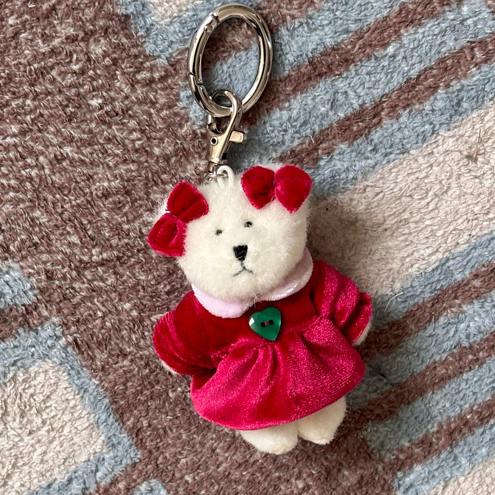 Boys Bear Holiday Edition Wendy bear keyring 小熊 鑰匙扣