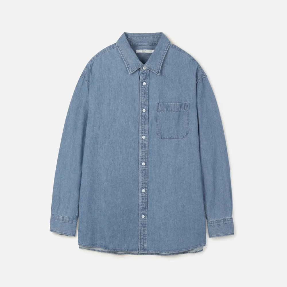 COMFORT DENIM SHIRTS LIGHT BLUE (247)