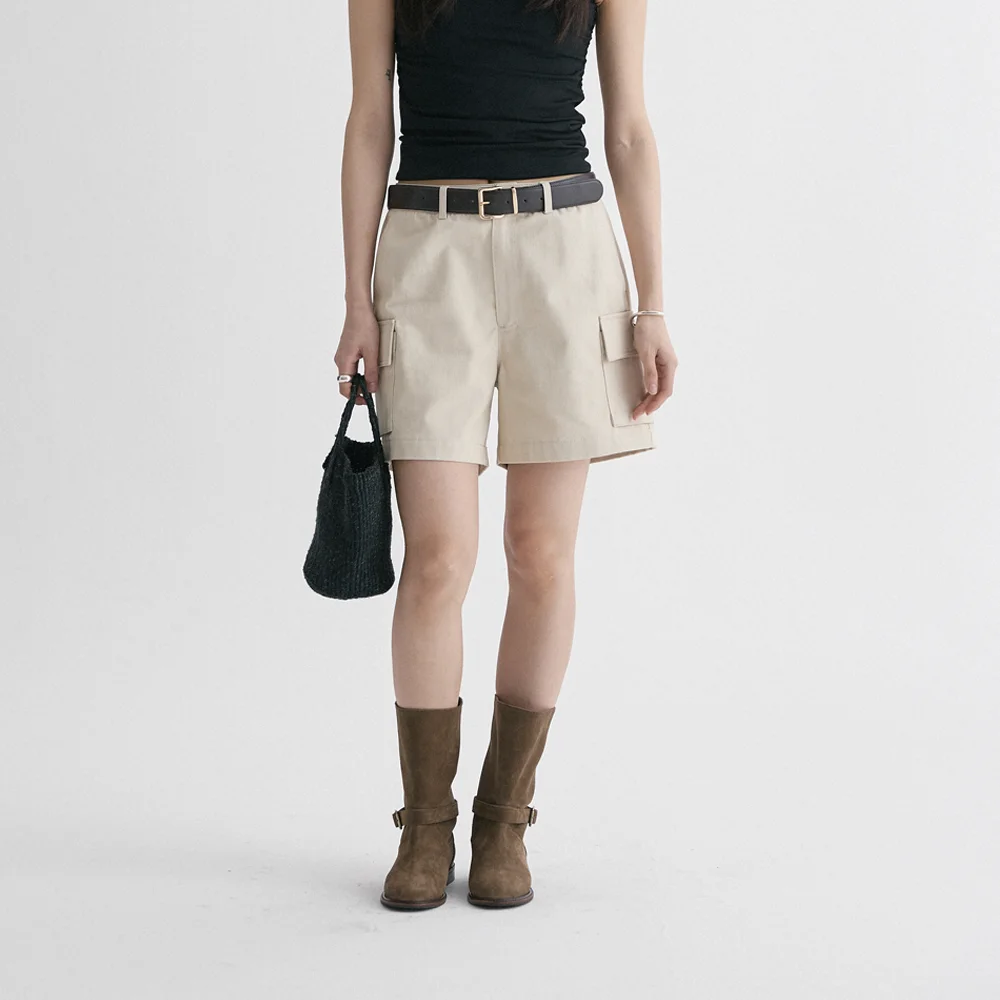PALEY CARGO SHORTS PANTS (CREAM)