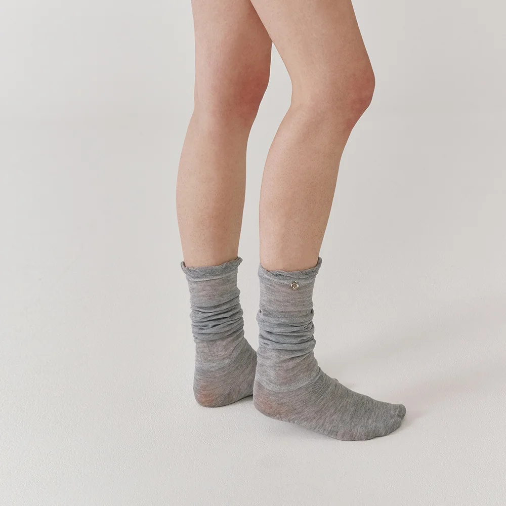 Charm Detail Knee Socks