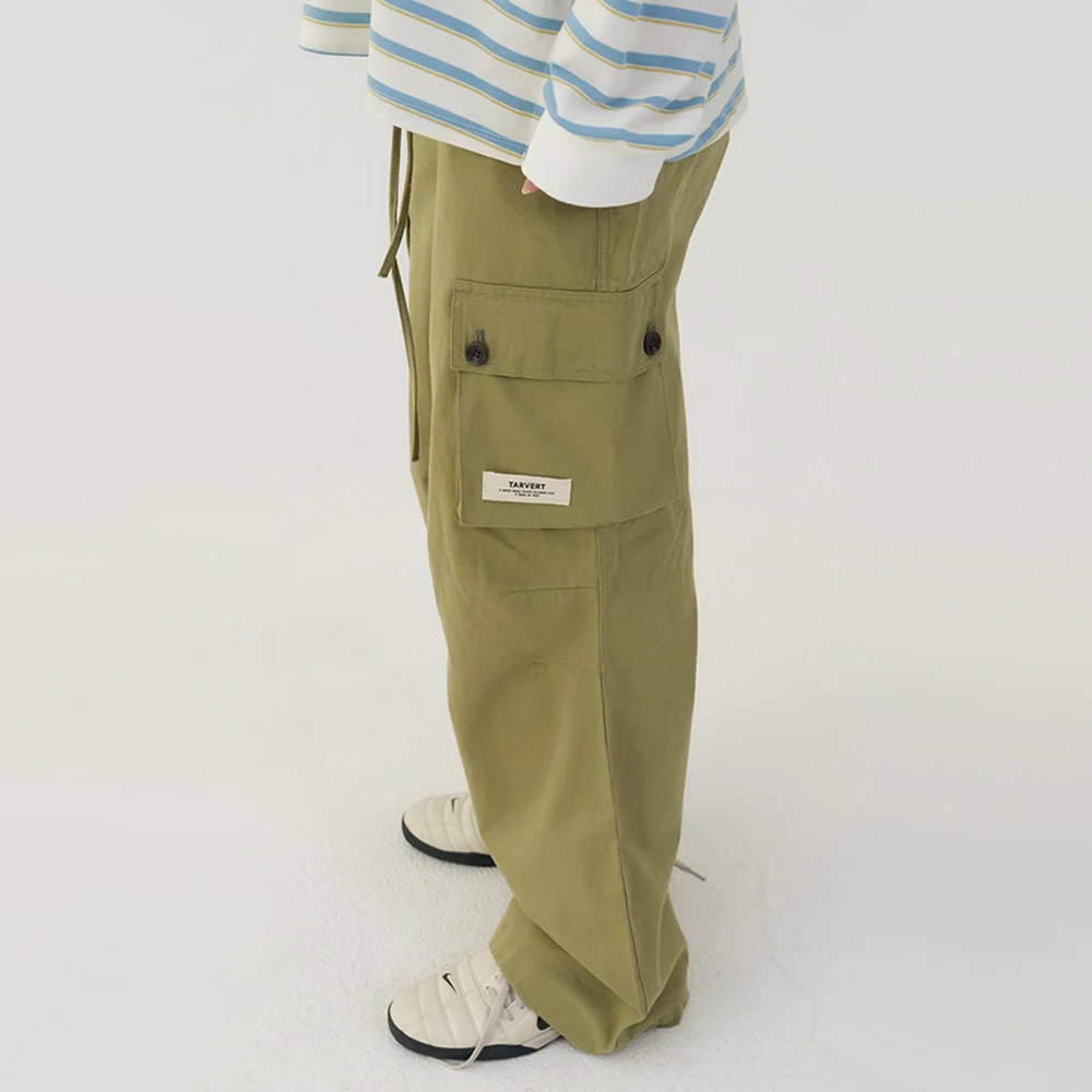 Casual Utility Cargo Pants - Khaki