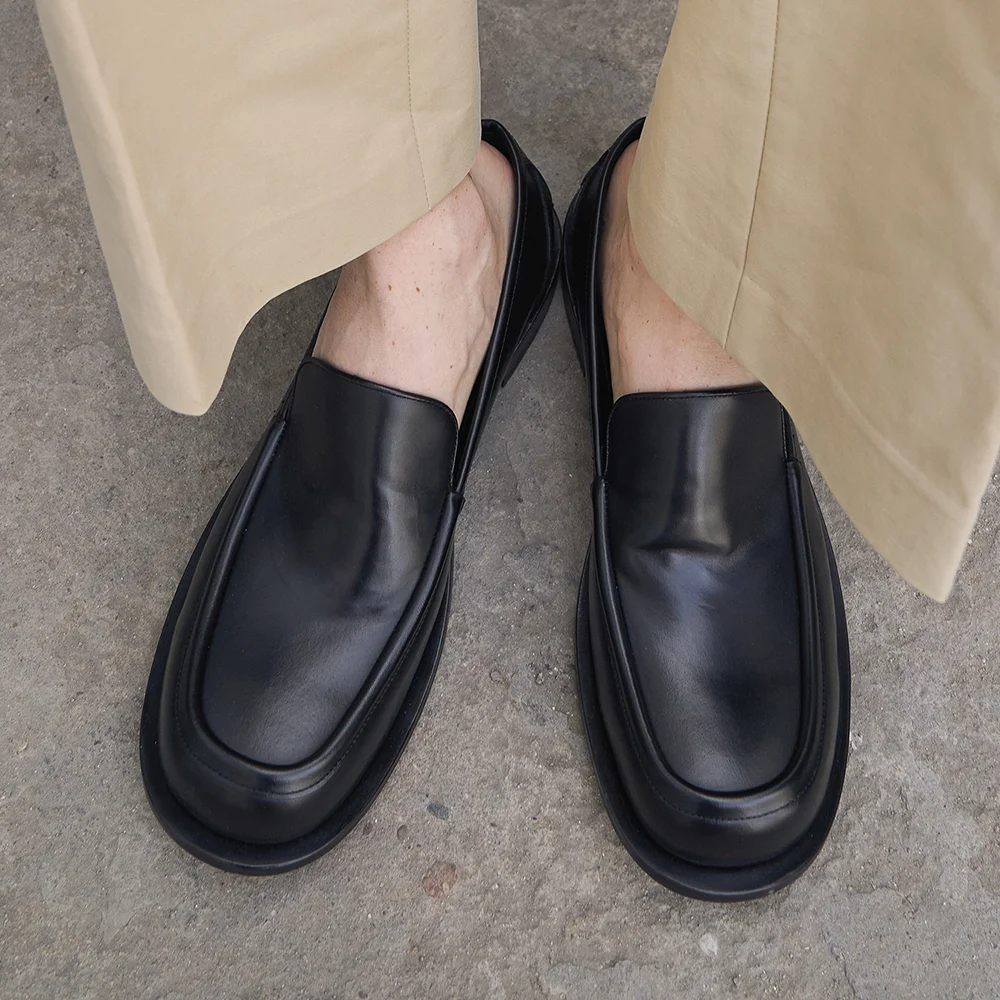 Marcel Leather Loafers Black