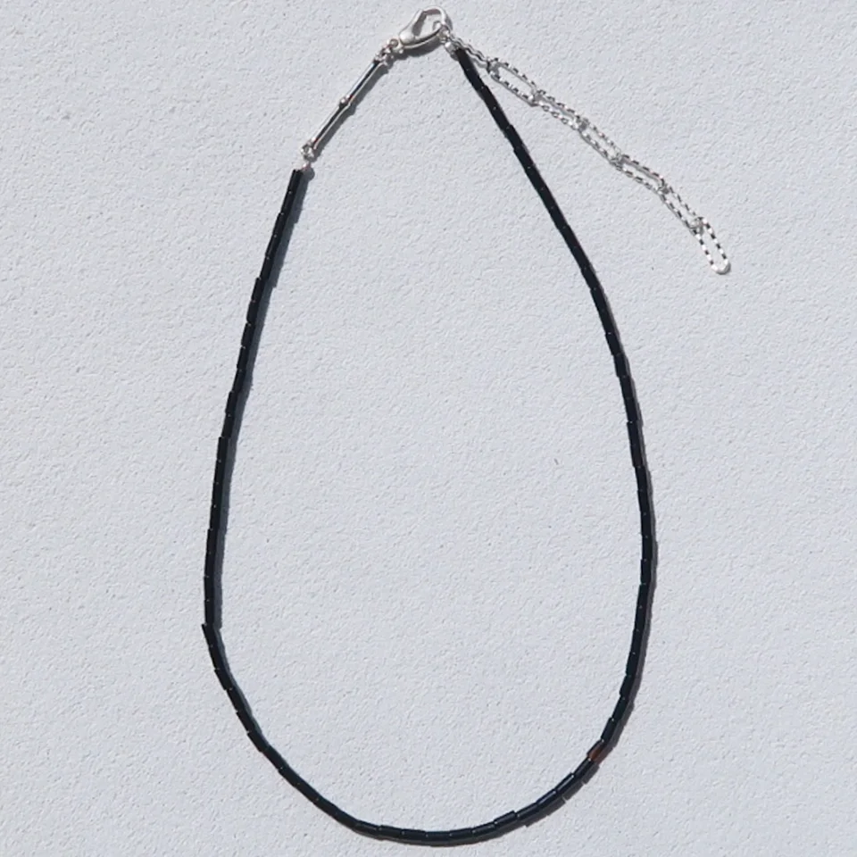 BLACK BAMBOO NECKLACE