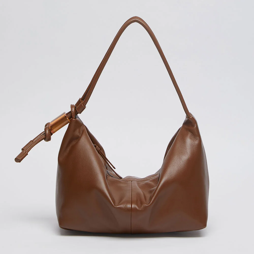 Ridge shoulder bag(Milk brown)