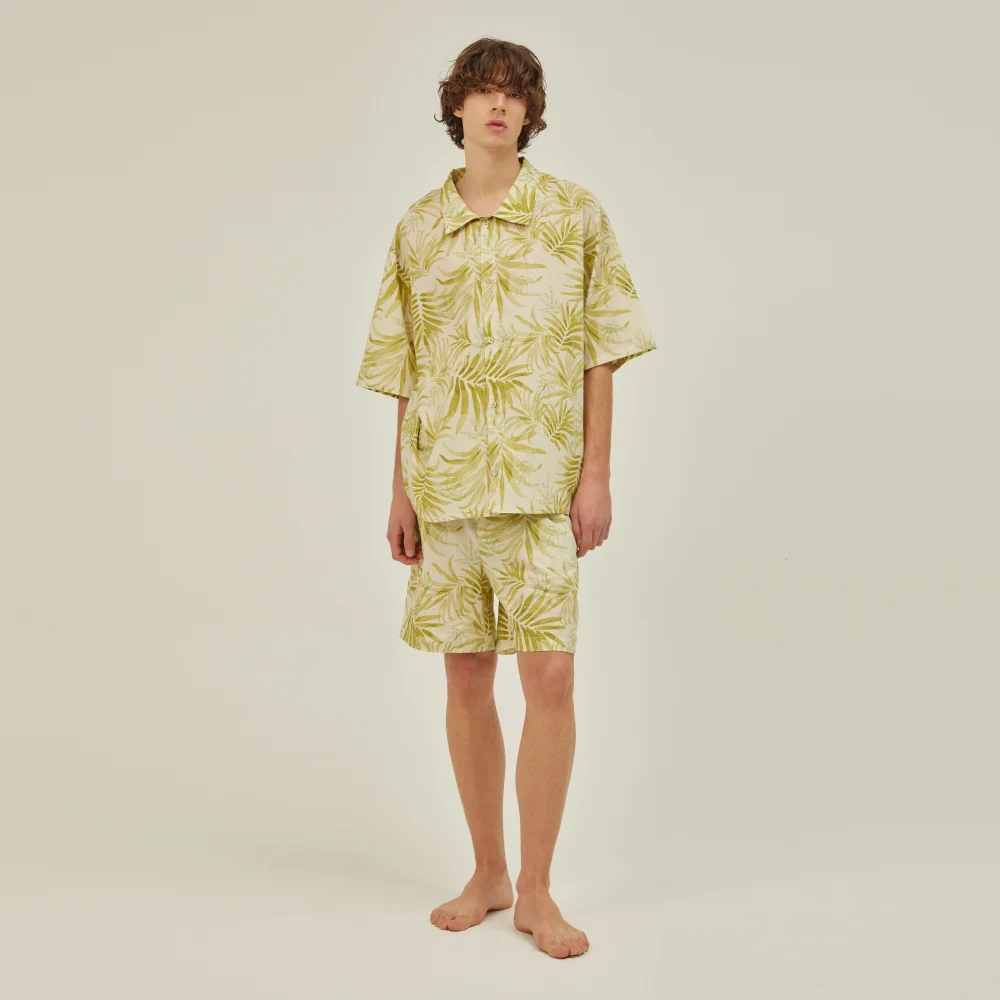 BALI PAJAMA SET_lime green