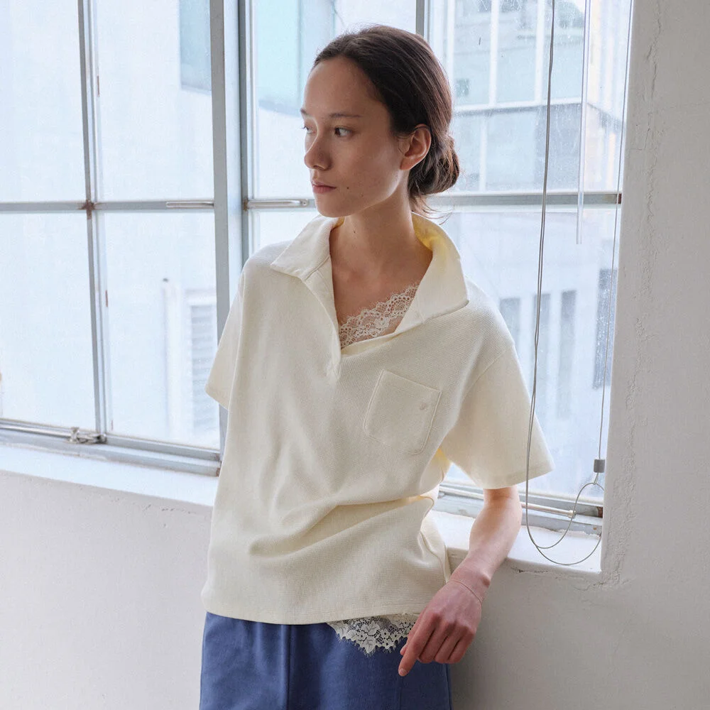 Siena Polo Top (Lily White)