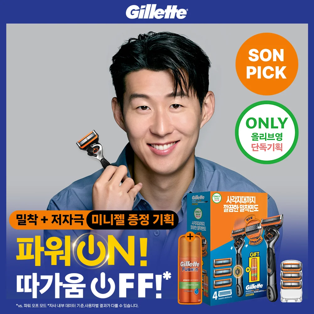 Gillette ProGlide Power 套裝 (Handle+4刀片+迷你剃鬚膏)