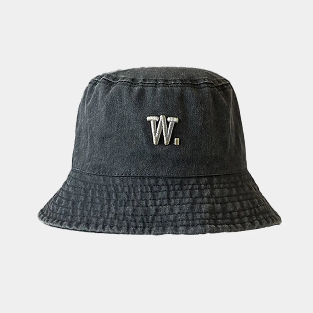 W. Signature Logo 漁夫帽 牛仔灰