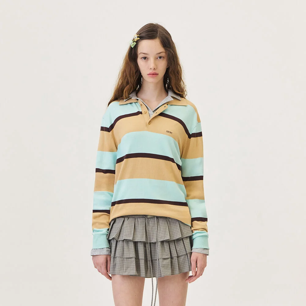 GWEN COLLAR KNIT (MINT)