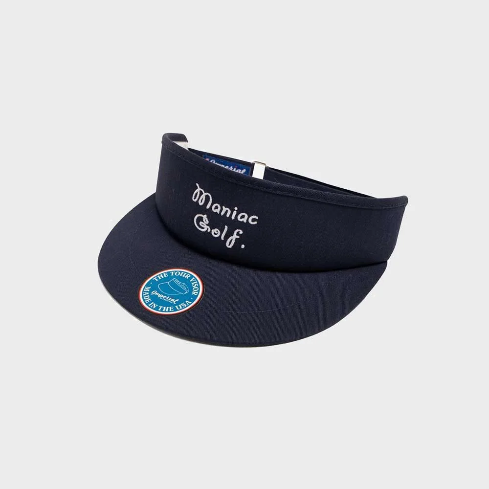 The Cotton Cloth Imperial Tour Visor NAVY
