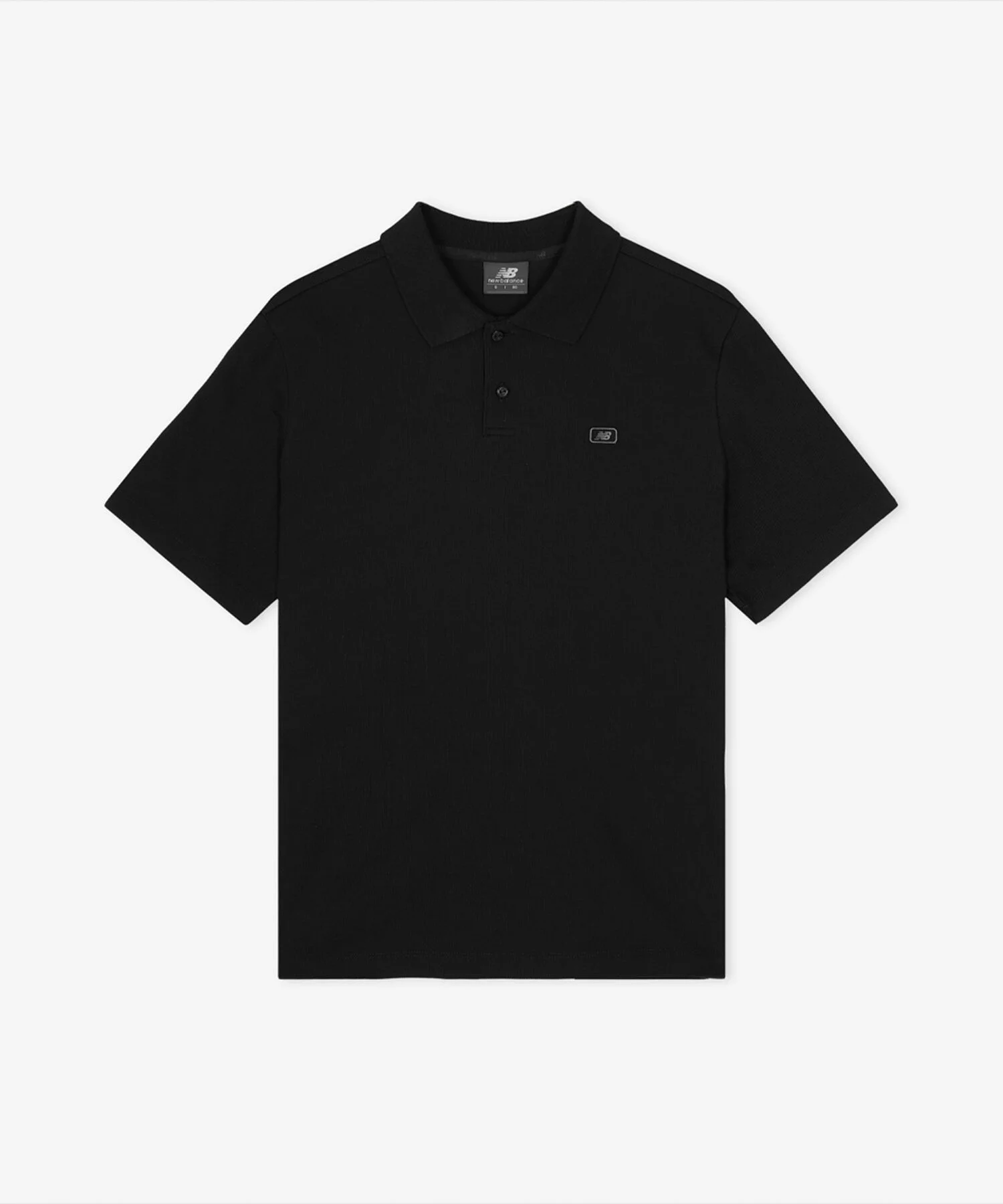 NBNFGCA023 / UNI 運動風 俱樂部 字母 Polo衫 (BLACK)