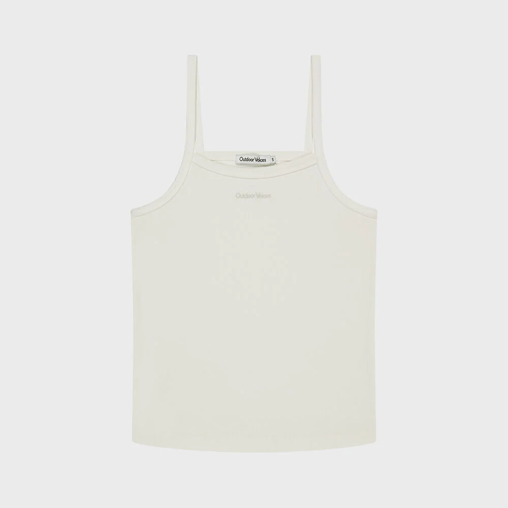 (W)ESSENTIAL STRAP SLEEVELESS (WHITE)