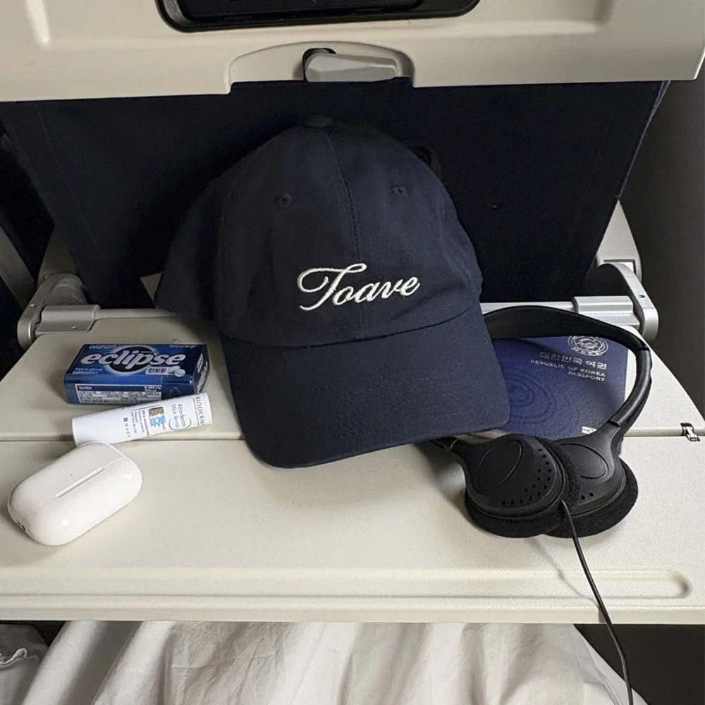 Script Logo Ball Cap (Navy)