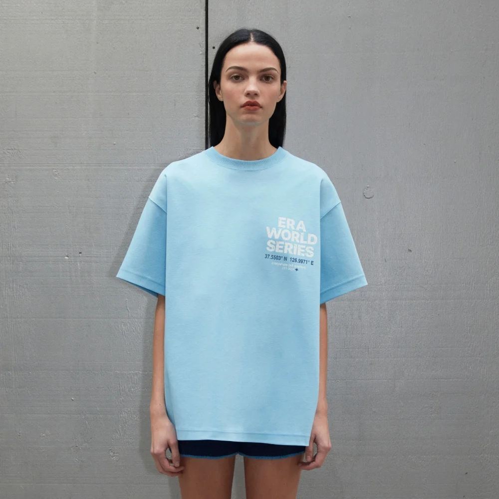 UNISEX ERA WORLD SERIES OVERSIZED T - BLUE
