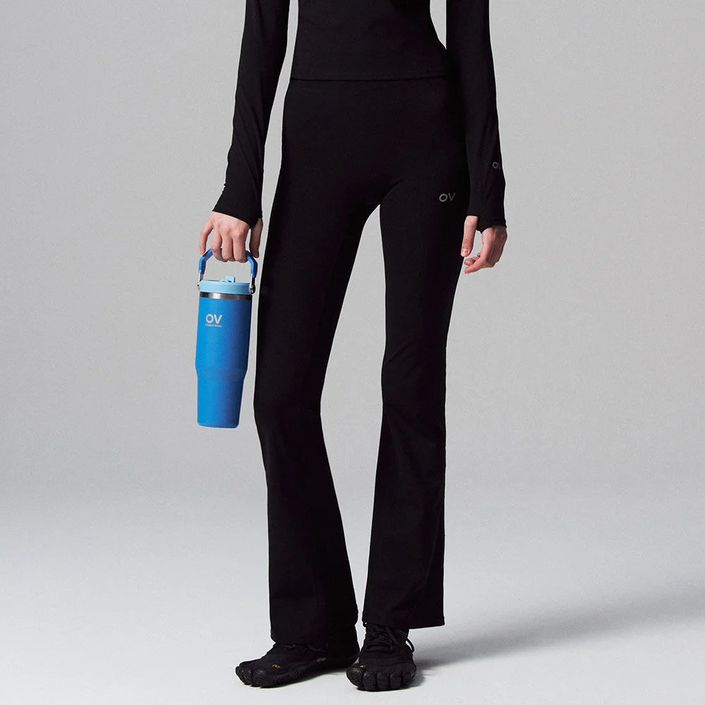 (W)Technol-OV SOFT FLEX FLARE LEGGINGS (BLACK)