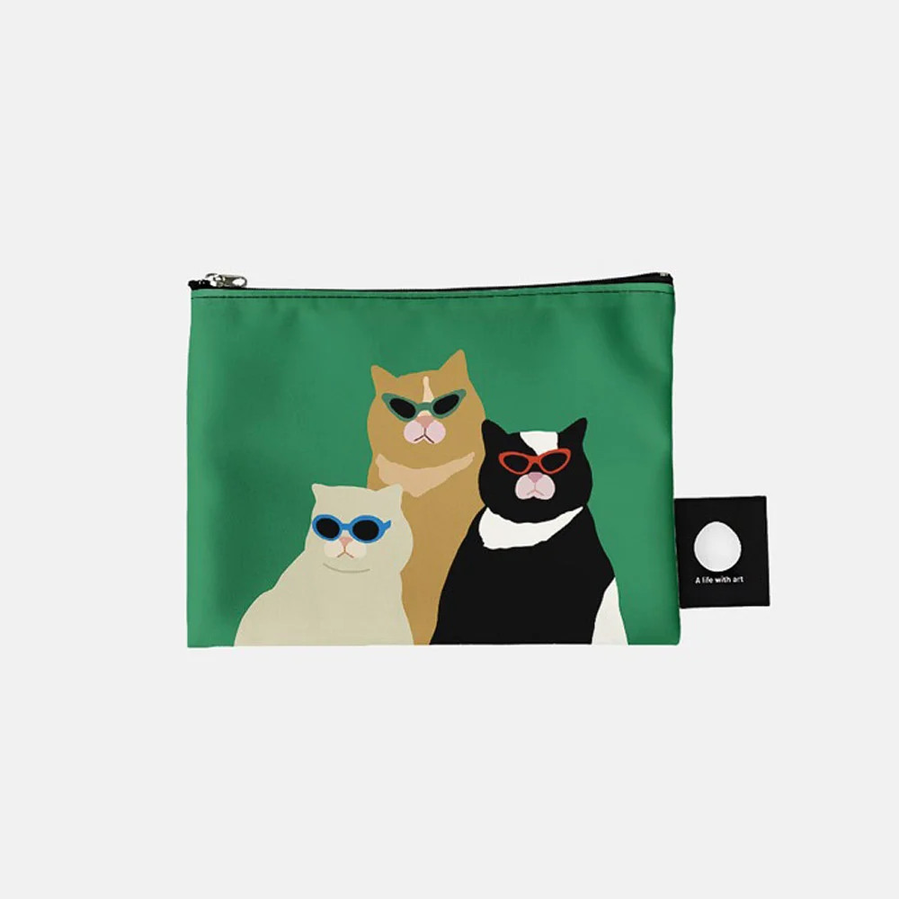Homebrew Idea Club 藝術家, I see you_cat 化妝袋