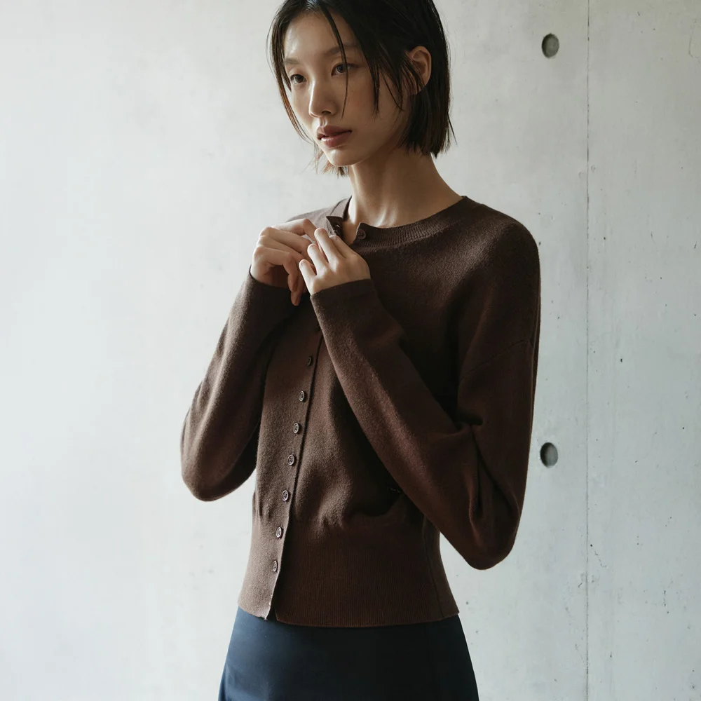 Seren 修身 針織衫 開襟外套