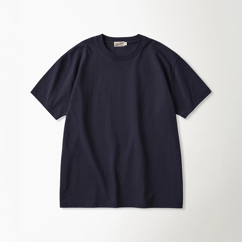 9oz USA Cotton Tubular Tee Navy