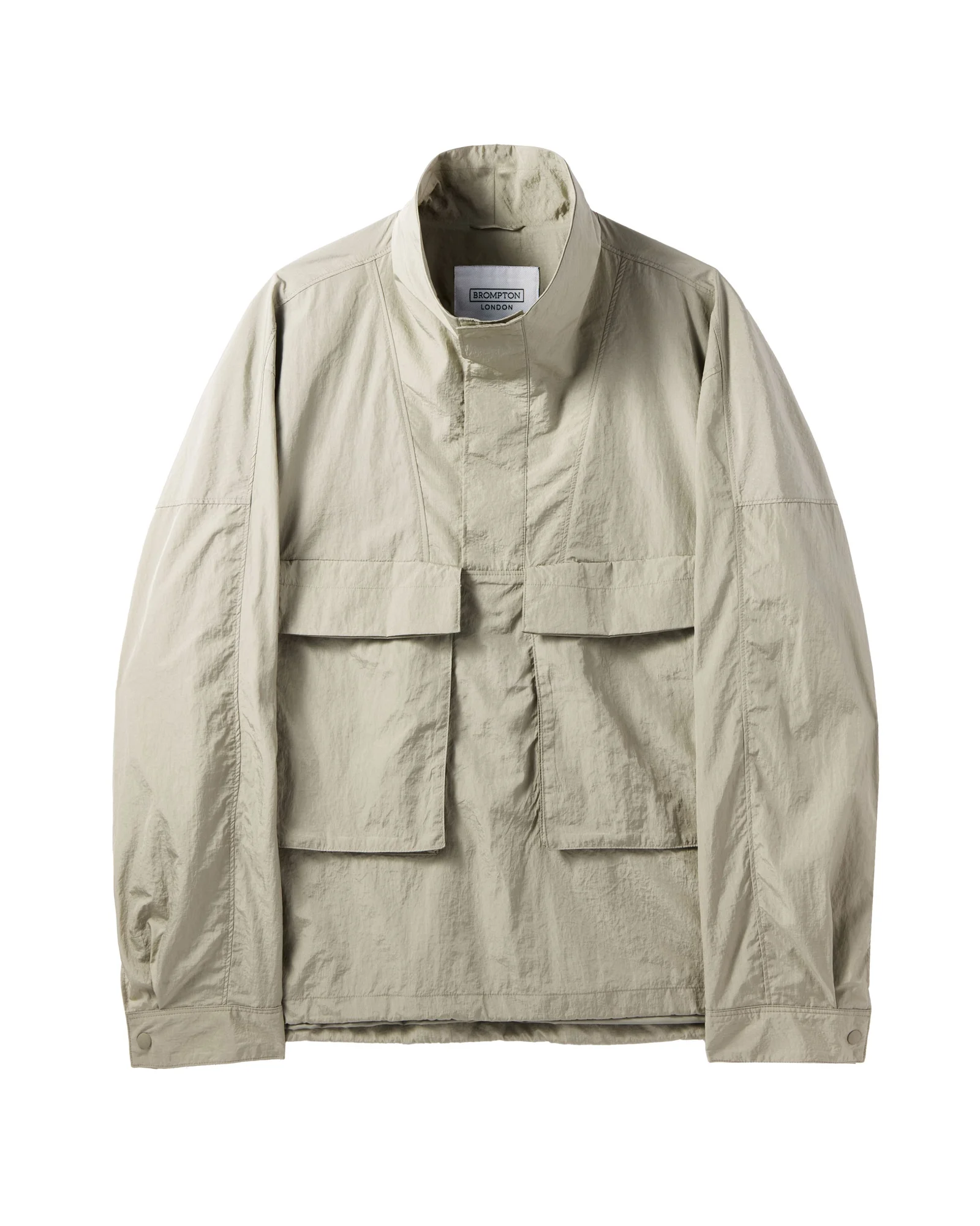 RIPSTOP LONG SLEEVE ANORAK - BEIGE (P242MAN538)