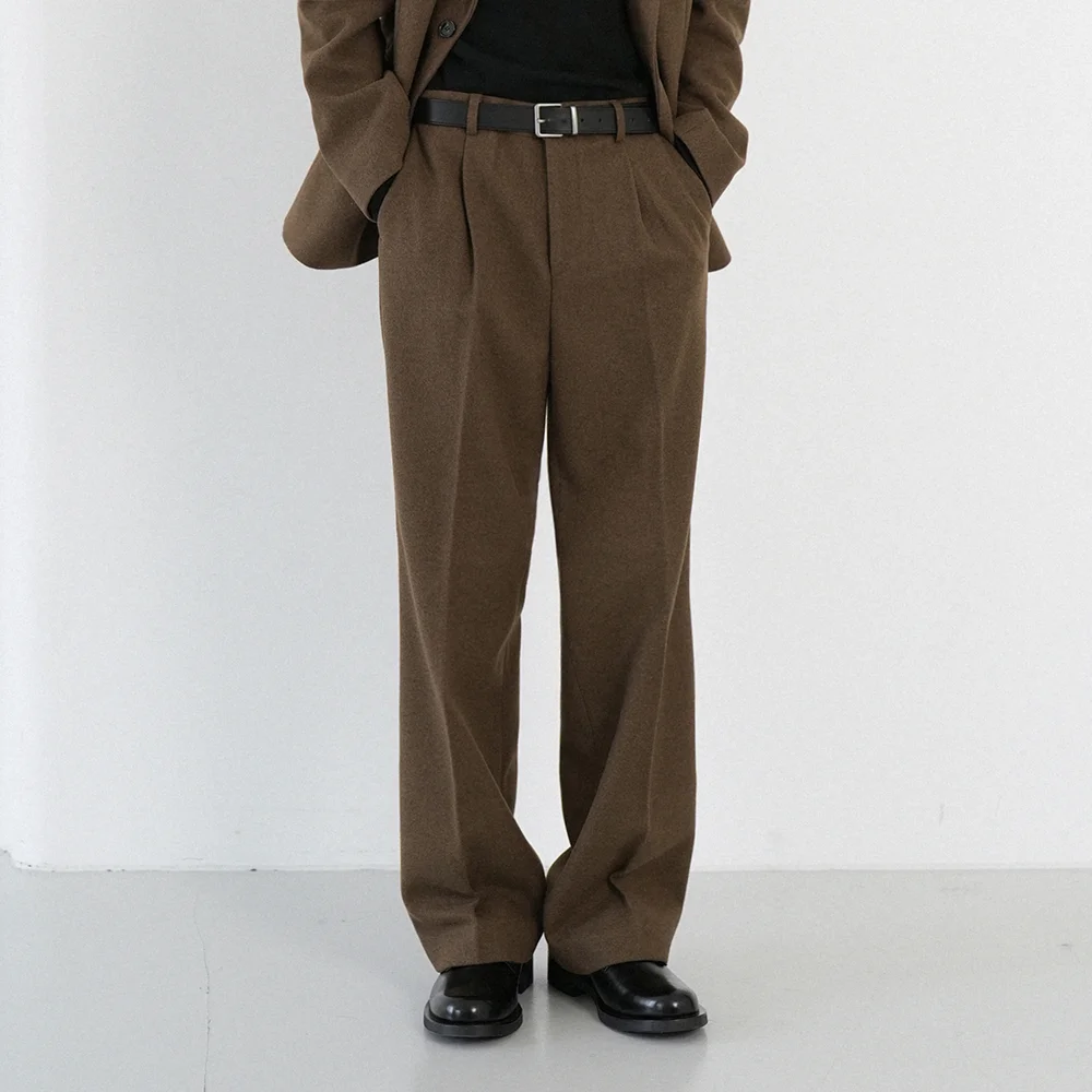 DM1040 WOOLEN SLACKS_BROWN