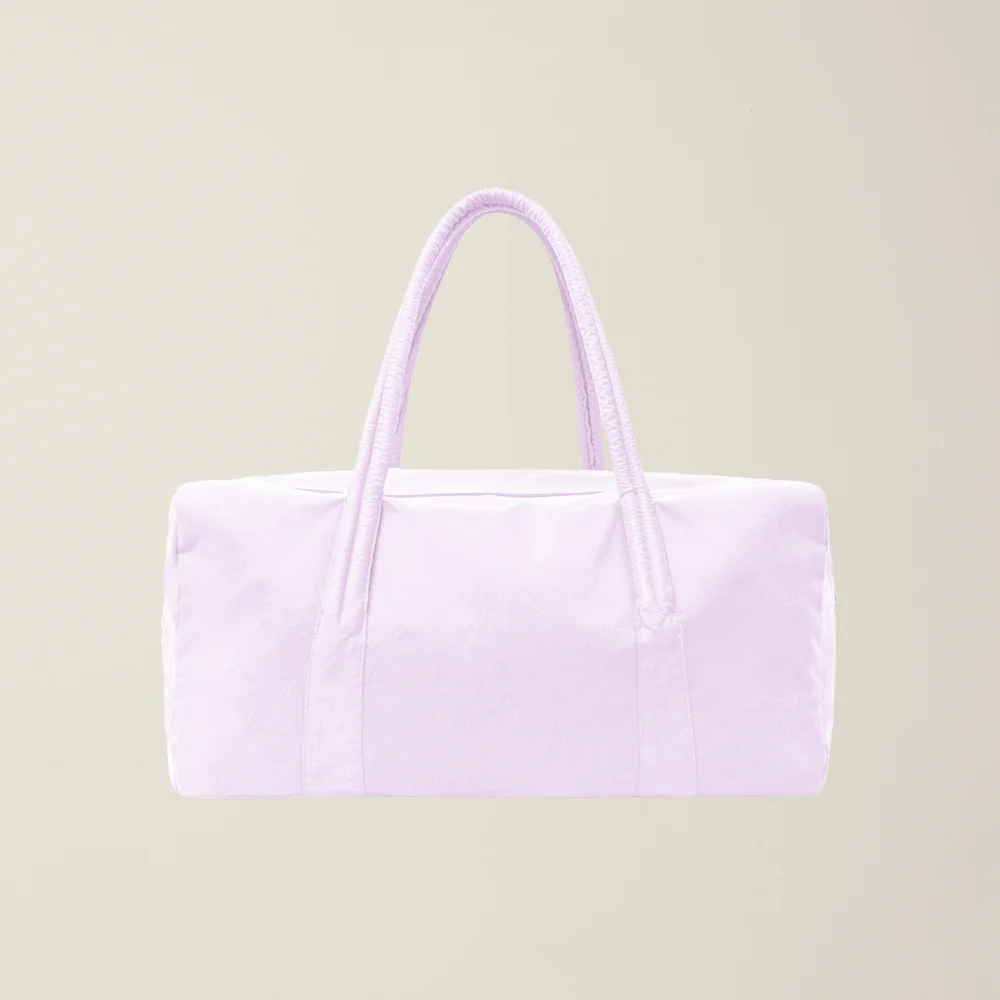 GARMENT DYED DUFFLE BAG (LARGE) SHELL PINK