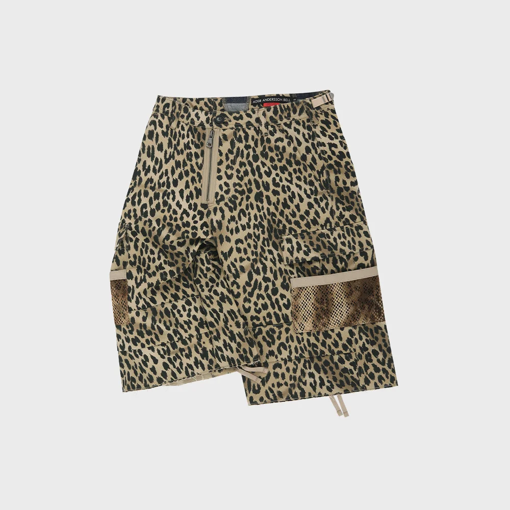DEPOT LEOPARD CARGO SHORTS apa809m(BEIGE)