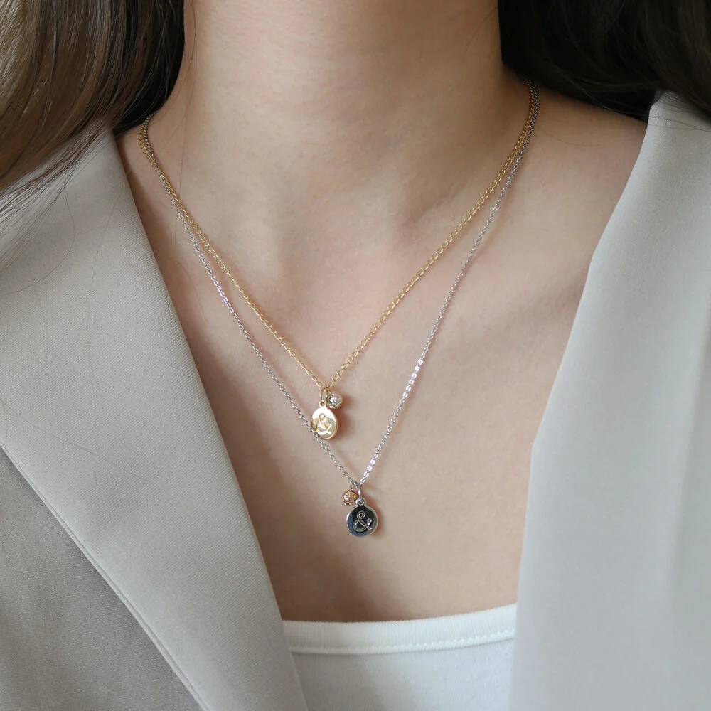 & basic necklace (2colors)
