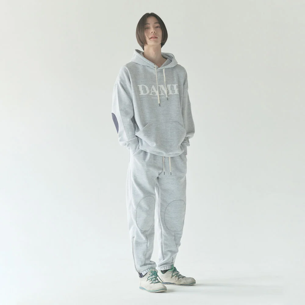 DAMP JOGGER&CHINO SWEAT PANTS_LIGHT GRAY