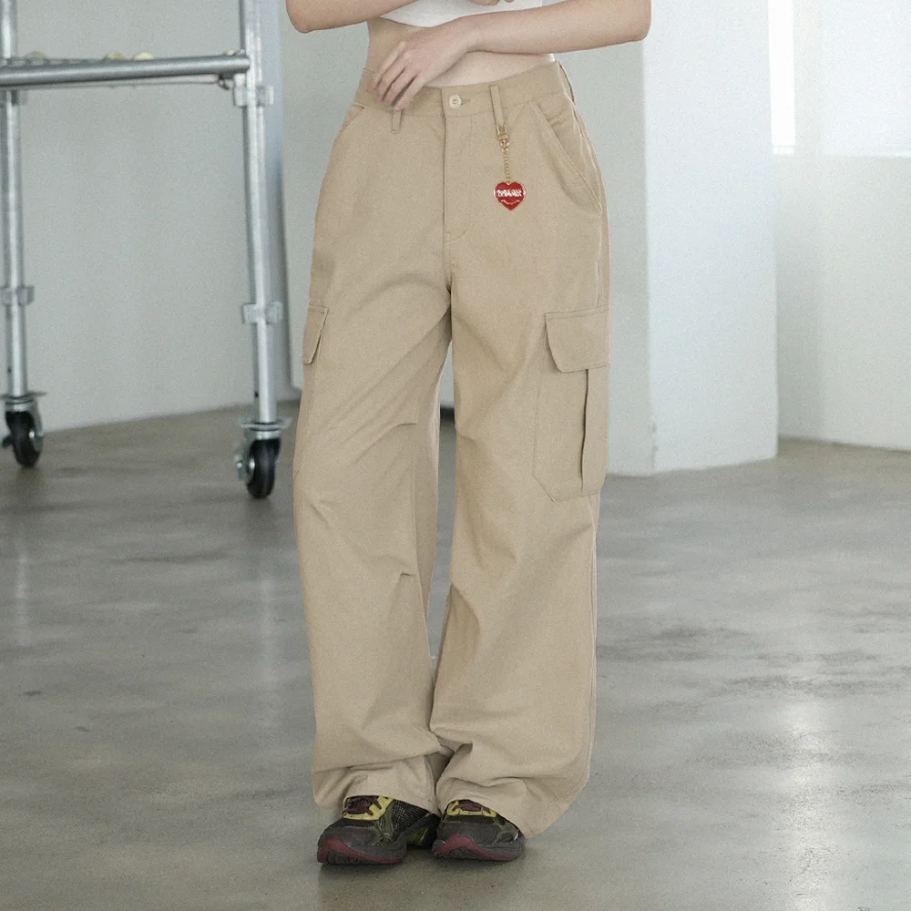 W1079 WIDE CARGO PANTS (5COLORS)