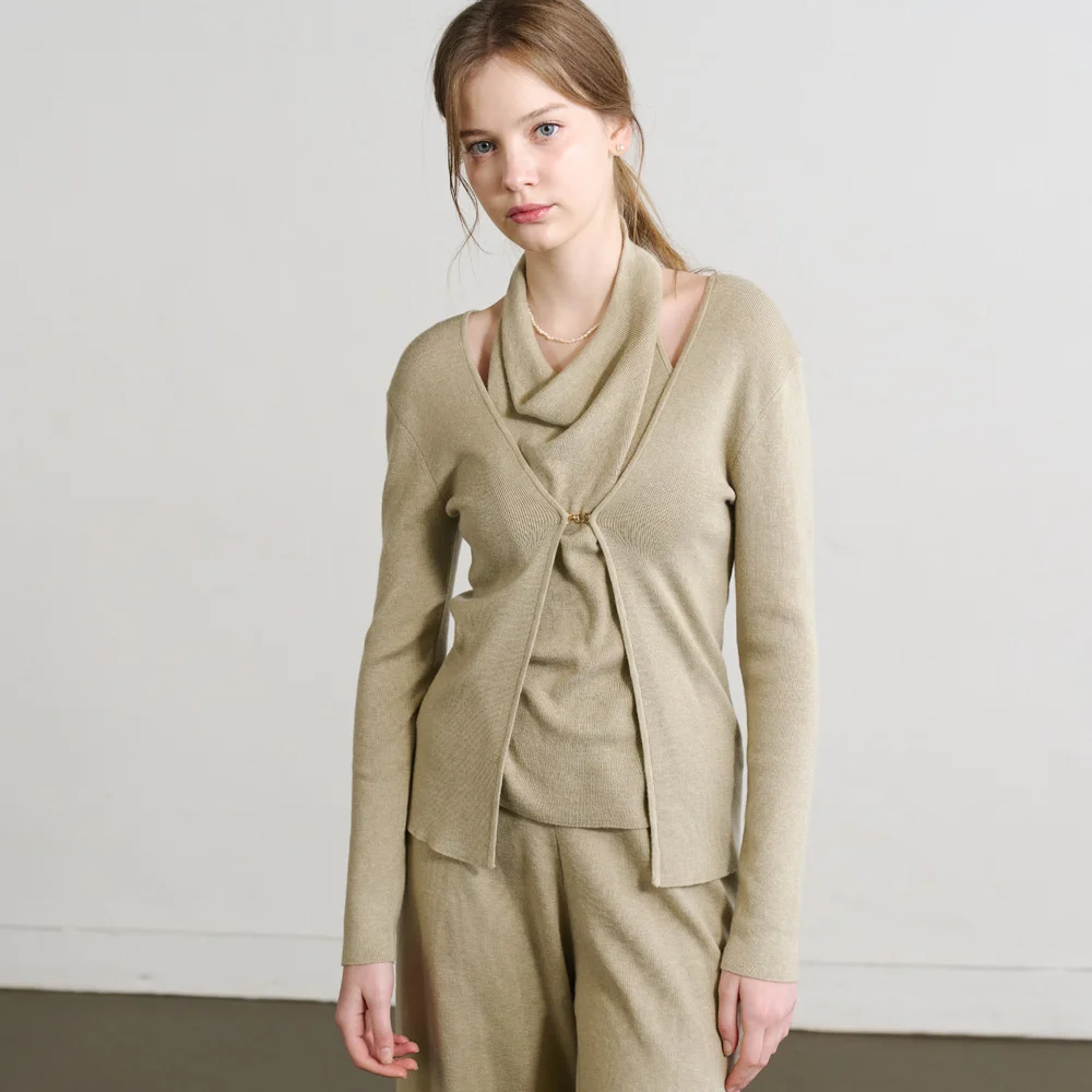 Lautre Halter Buckle Olive knit
