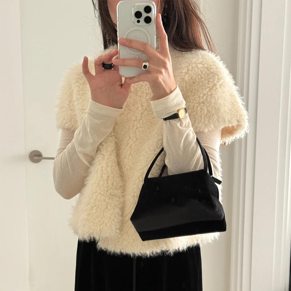 BIJOU VELVET BAG_BLACK
