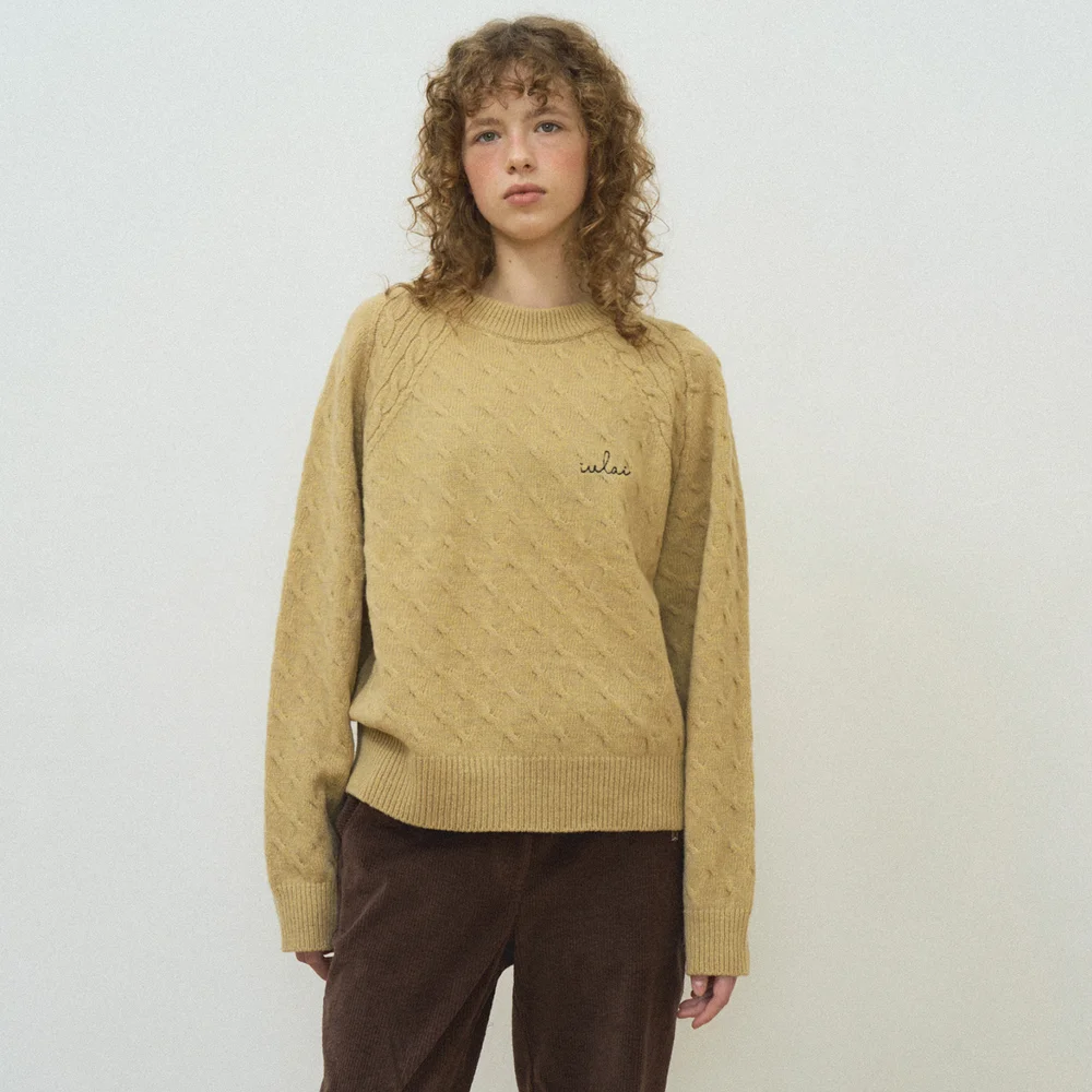 Peru pullover Mustard beige
