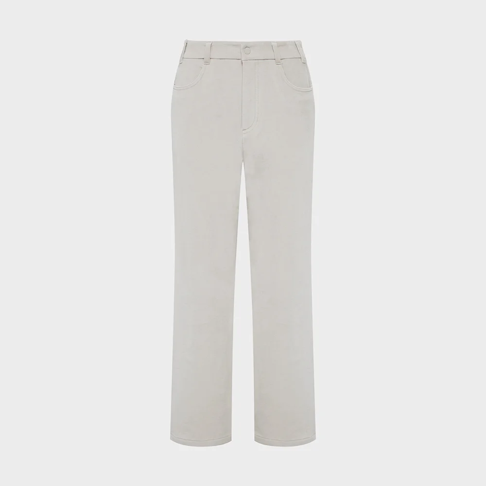 RIDGE (Ridge) 女裝 燈芯絨 舒適 褲子_Grayish BEIGE_DWW25354GE