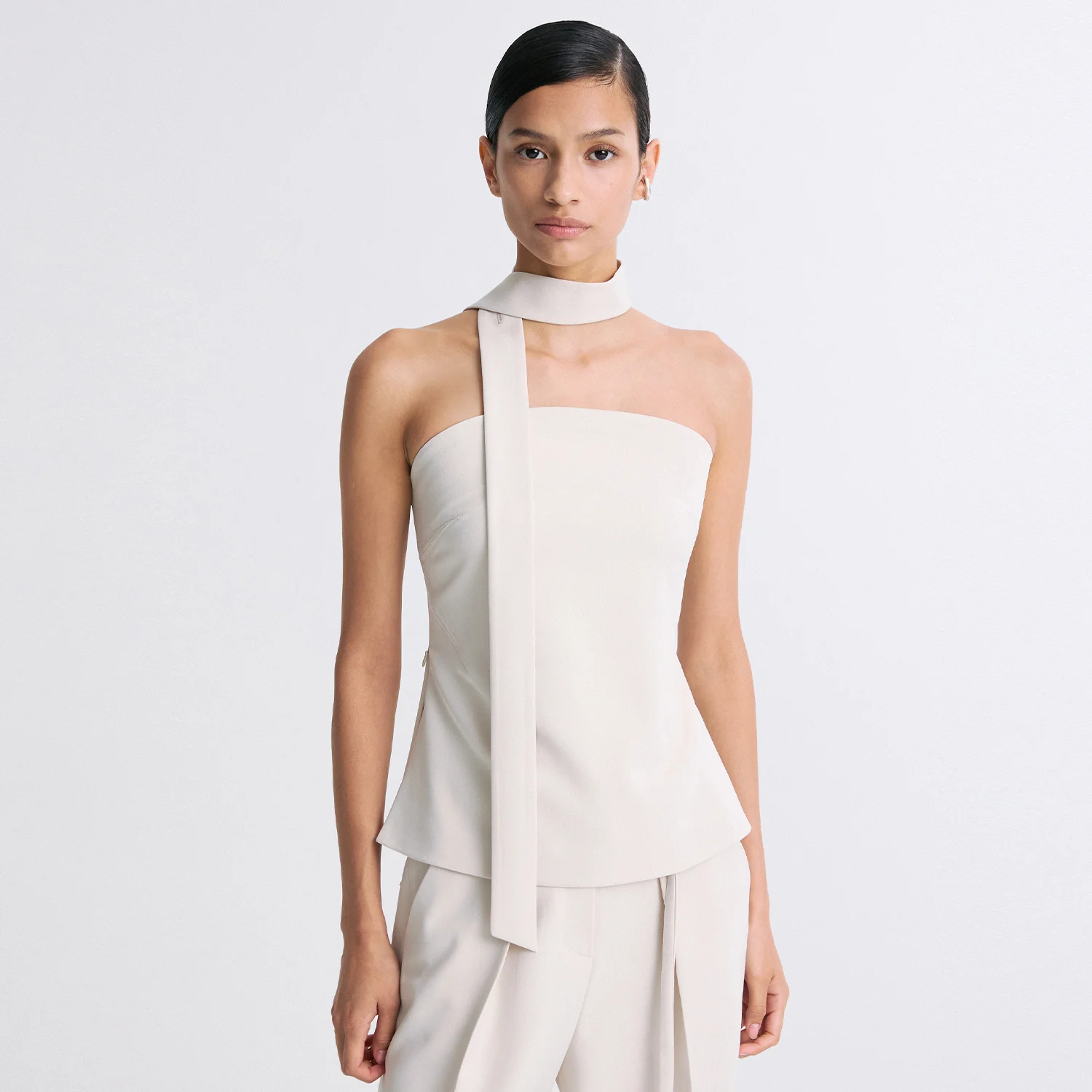 STRAPLESS TUBE TOP CREAM