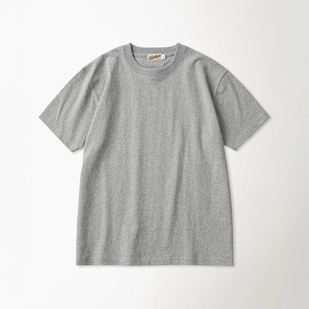 9oz USA Cotton Tubular Tee Grey