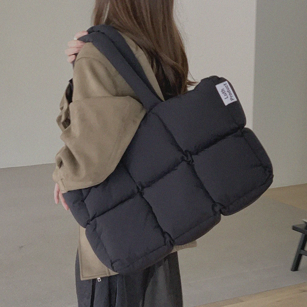 (15次入貨) Cloud Big Puffer Bag(雲朵袋)_BLACK