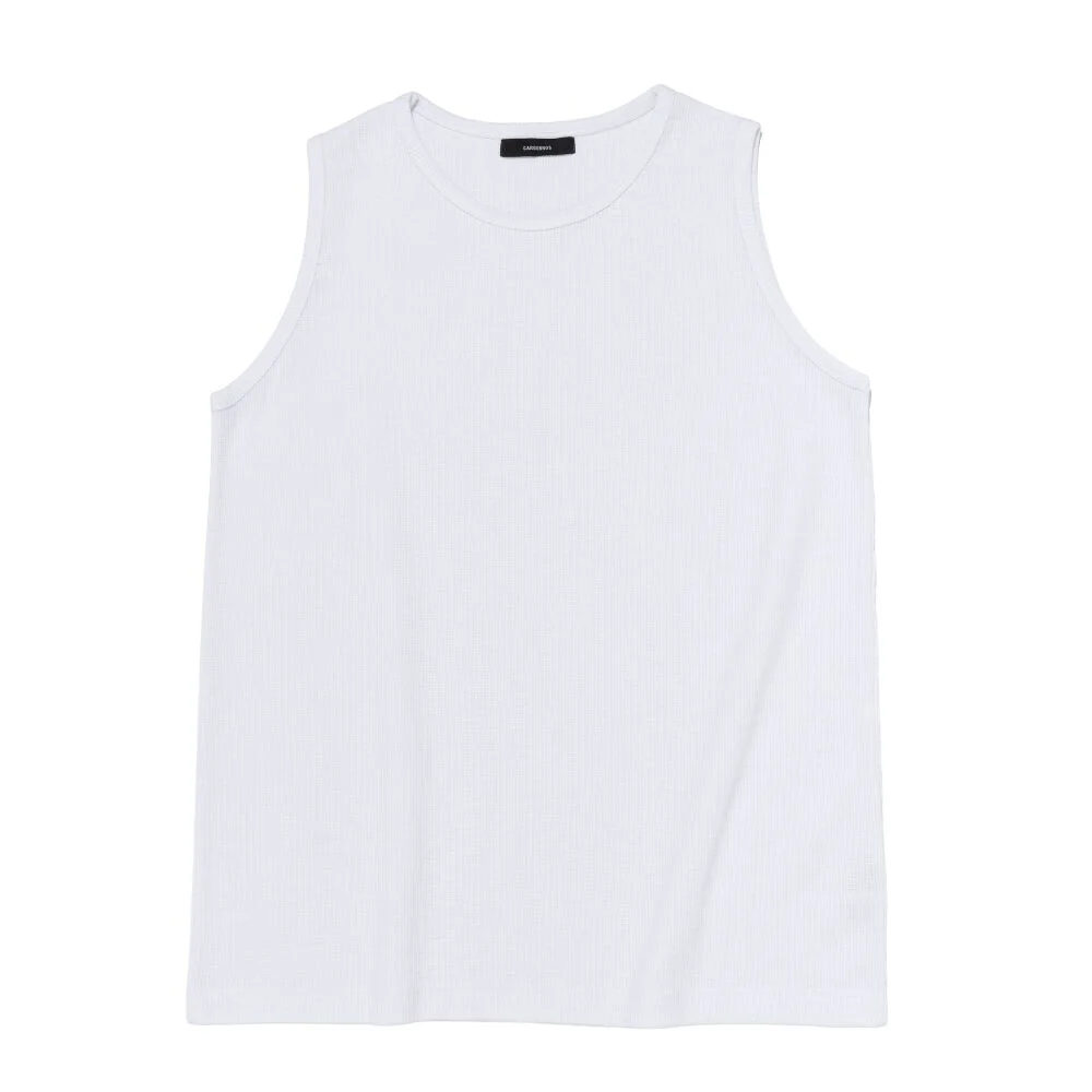 STANDARD WAFFLE SLEEVELESS (WHITE)