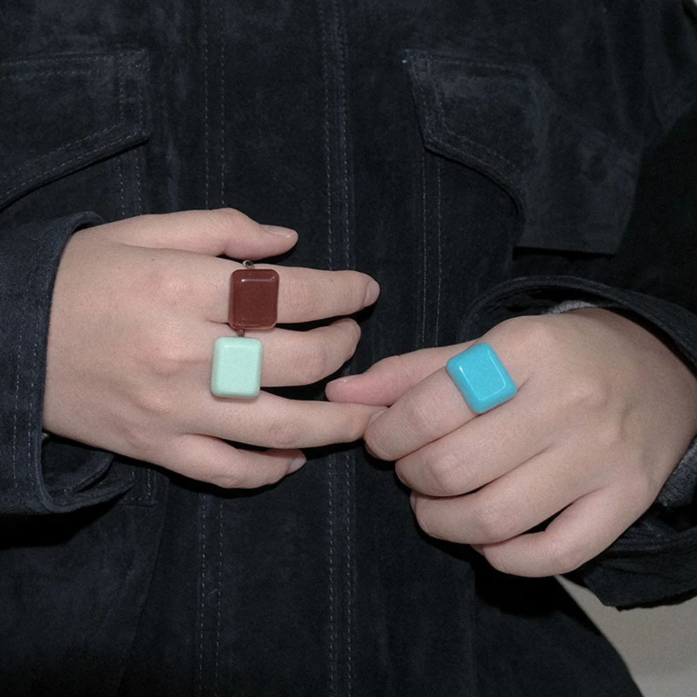 Cabinet ring, TURQUOISE
