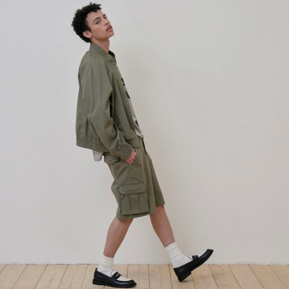 Cargo shorts, olive