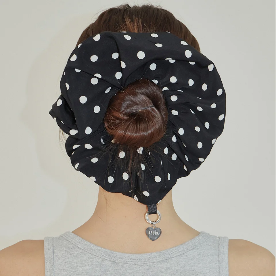 DOT SCRUNCH (BLACK)